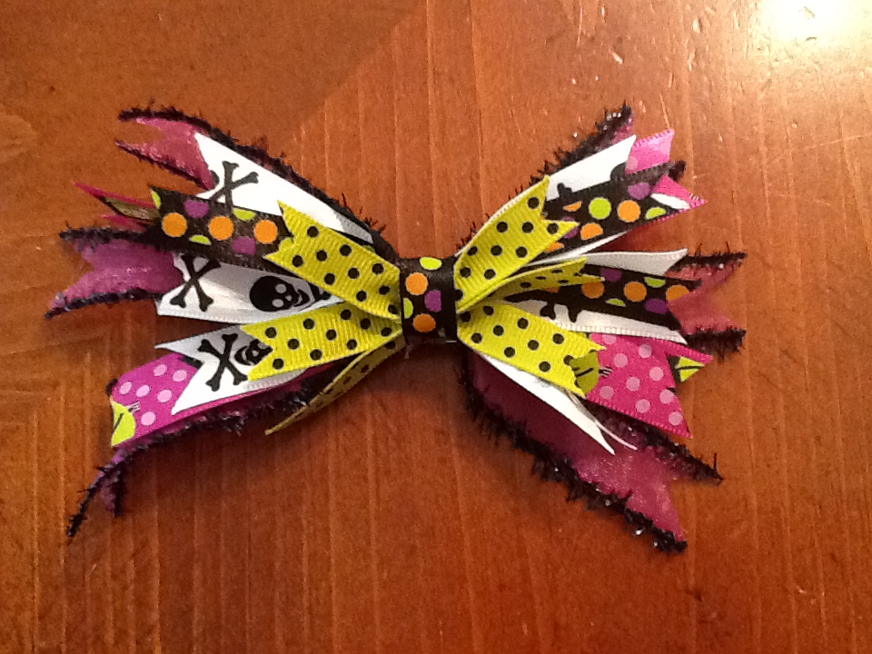 how to make halloween hair bow Get Your Pretty On