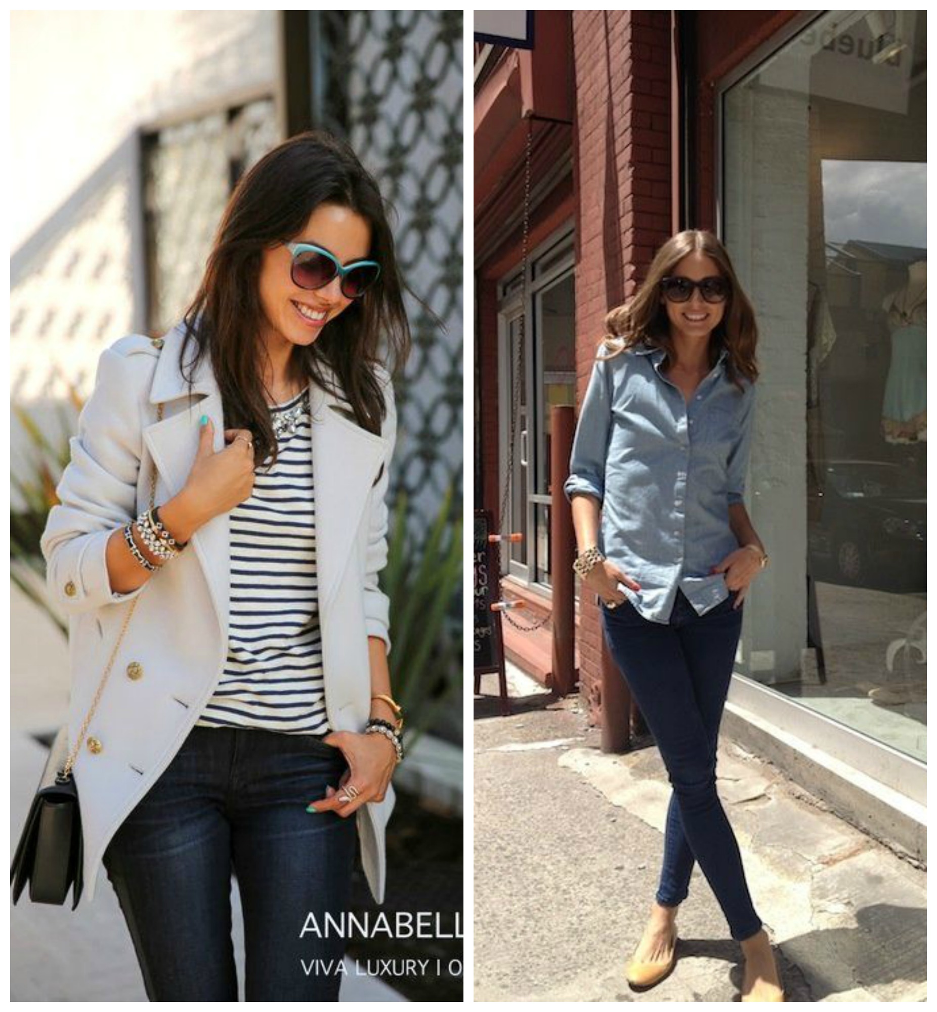 Casual Chic Outfit Basics | Dark Wash Skinny Jeans | Get Your ...