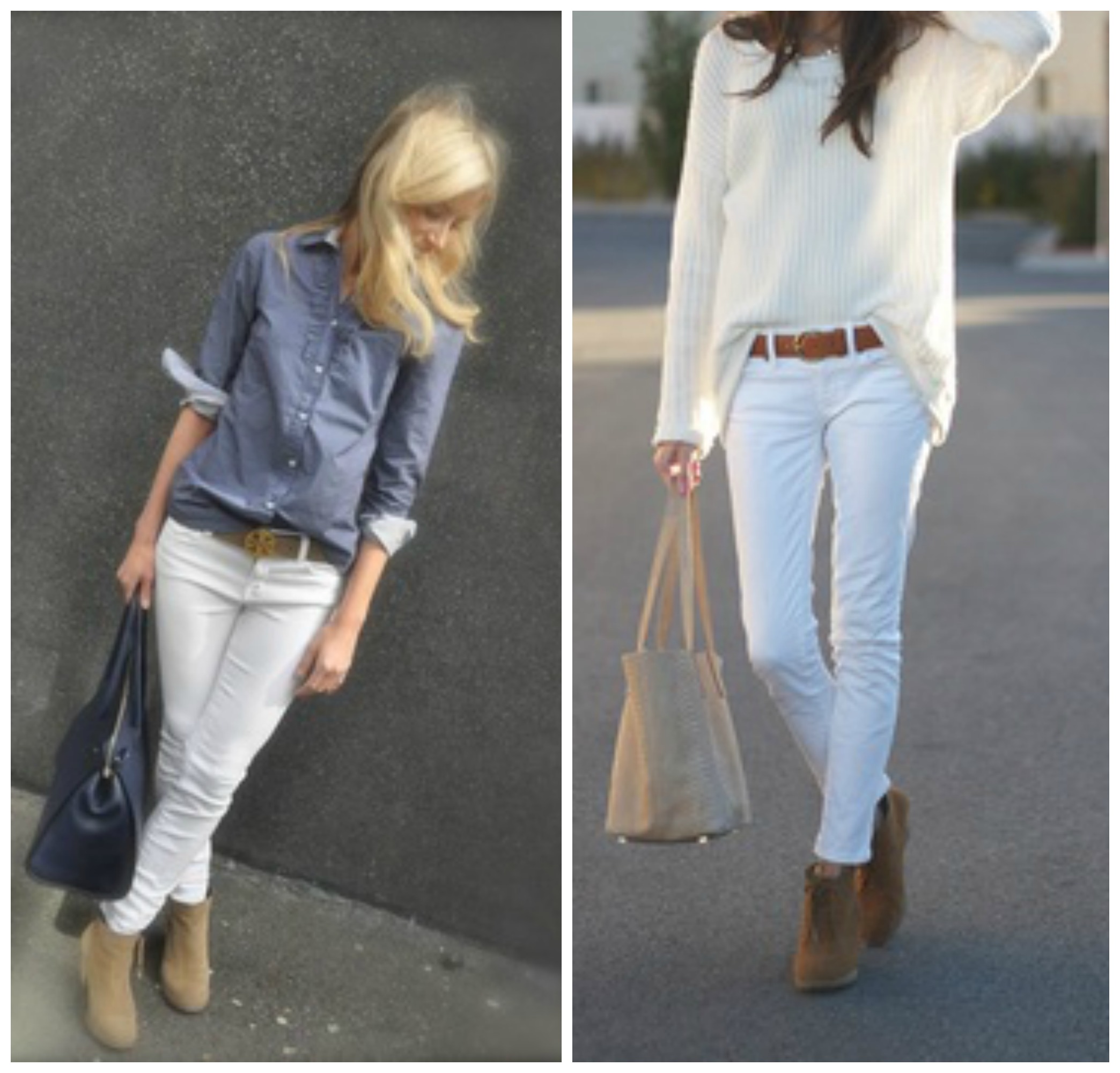 Casual Chic Outfit Basics | The Ultimate White Jeans Guide | Get Your ...