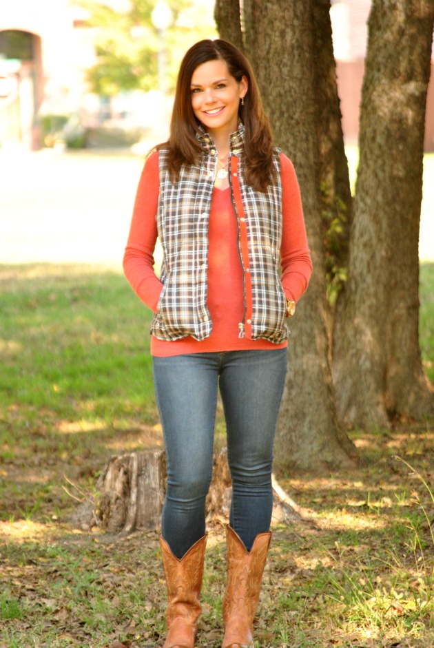 Fall Favorite | Plaid Puffer Vest | Get Your Pretty On