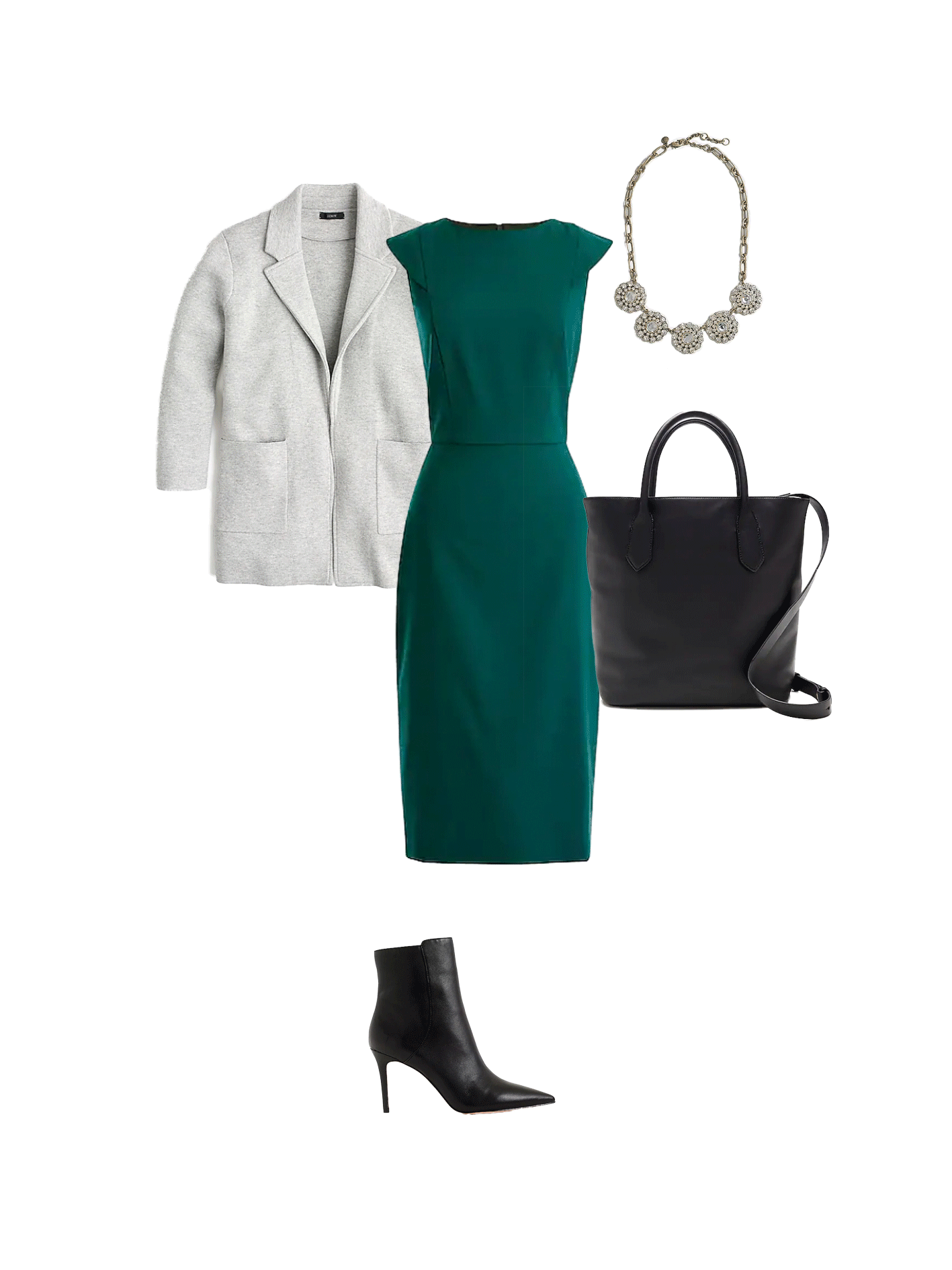budget style winter work wear outfit