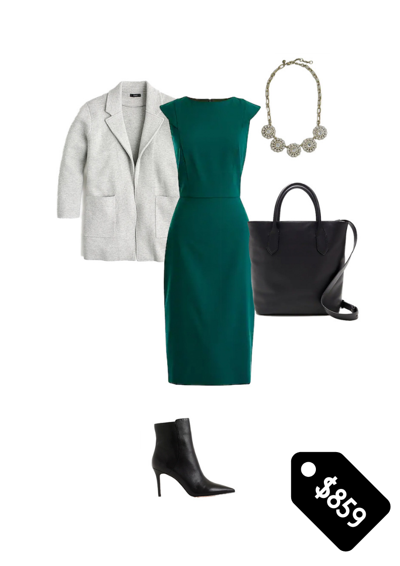 budget work wear style outfit