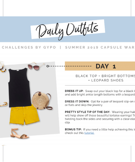 31 DAYS OF MIX AND MATCH OUTFIT IDEAS